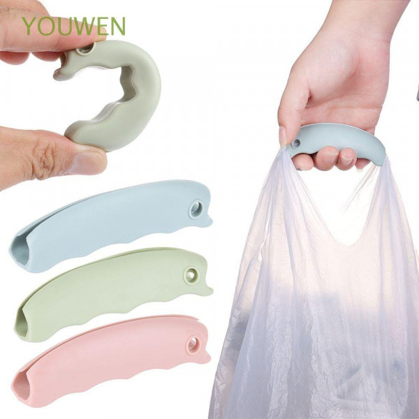 Silikon Bärhandtag Handtag 3-Pack till påsar väskar mm