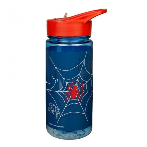 Marvel Spiderman Spider-man Vattenflaska Drickflaska 50cl Mörkbl