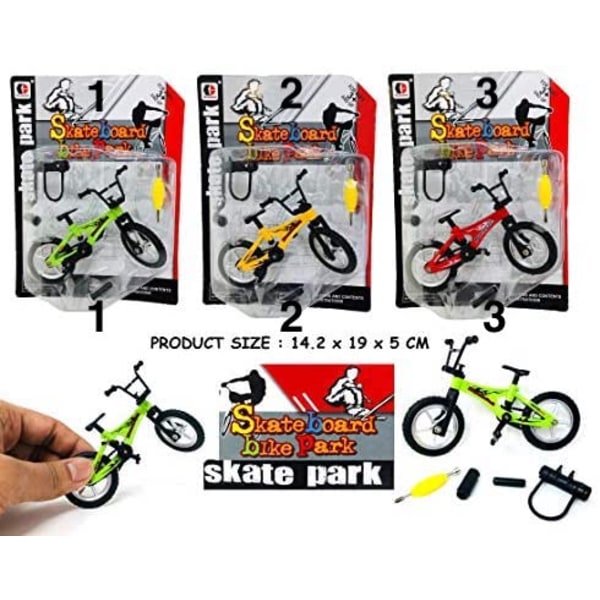 Suntoy Leksaker Finger BMX Trick Fingerbike Cykel 10cm Välj Färg 2.Gul