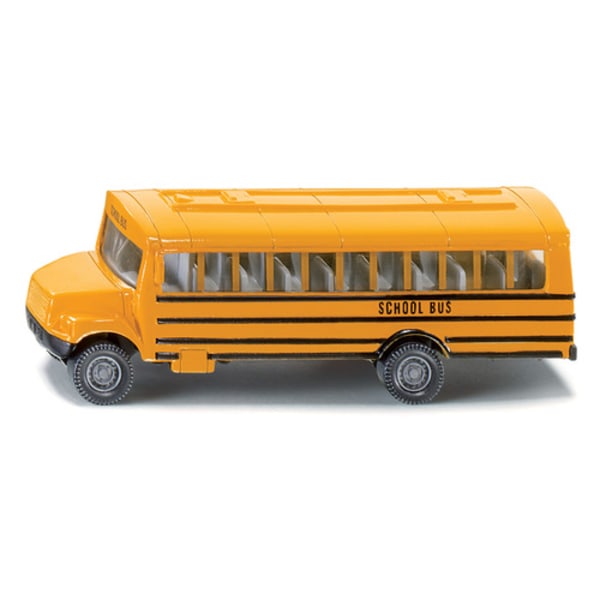 Leksaksbilar Bilar Cars SIKU Micki Metall Skolbuss Buss USA 1319