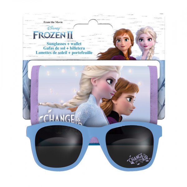 ZTR Plånbok & Solglasögon Disney Frost Frozen Lila & Ljusblåa