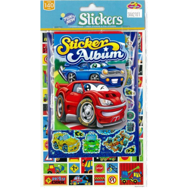 Suntoy Pyssel Leksaker Stickers 2370 Cars Bilar stickers album 1