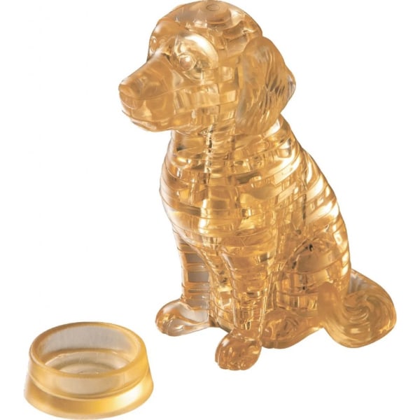 Robetoy Crystal Puzzle Pussel 3D Hund Golden Dog 41st bitar