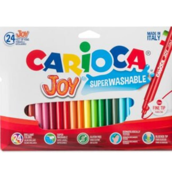 VN Leksaker Carioca Pyssel pennor 24st Tuschpennor superwash res