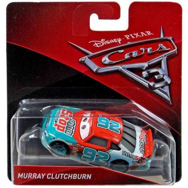 Disney Cars 3 Bilar Pixar Mattel Metall Murray Clutchburn 92 FP