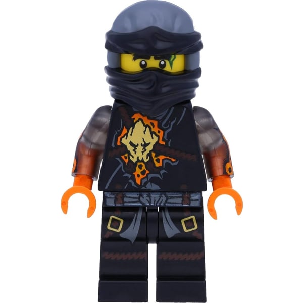 LEGO Ninjago Figur - Black Cole RX Black/orange LF51-23A