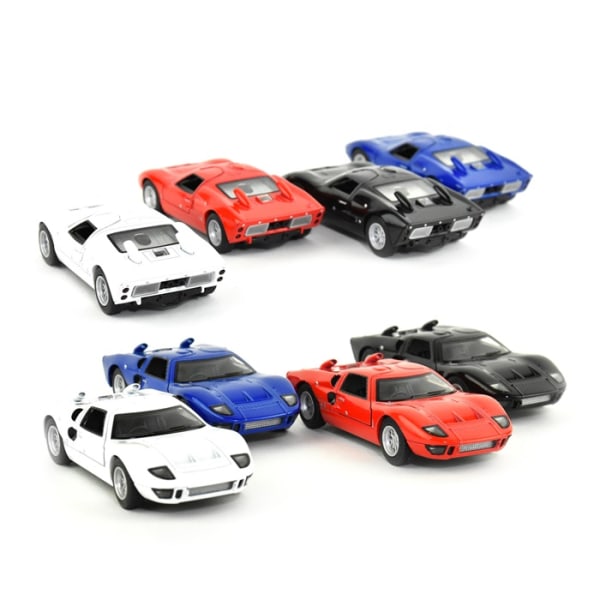 LeksaksBilar Cars 61164 13cm metall FORD GT40 1966 VÄLJ 2.Röd