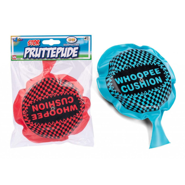 VN Leksaker 23424 Brakare Pruttkudde Whoopee Cushion 13cm VÄLJ 2.Blå