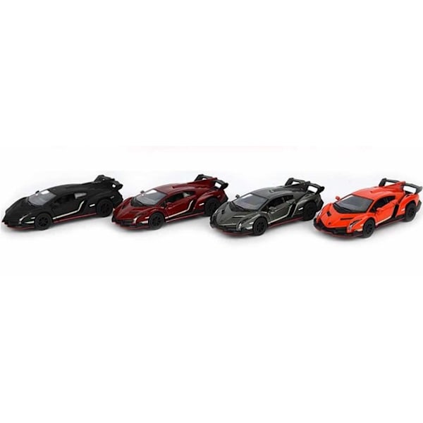 Robetoy Bilar Cars 4312 61547 13cm metall 1:36 Lamborghini Venen 2. Grå