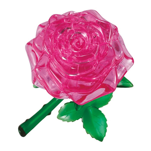 Robetoy Crystal Puzzle Pussel 3D ROSA Rose Ros 44st bitar