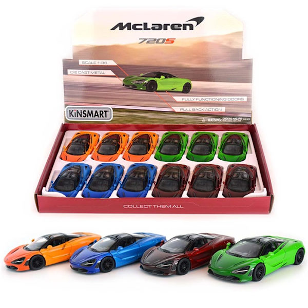 Leksaker Bil Robetoy Bilar Cars 61115 Mclaren 13cm Välj Färg Blå