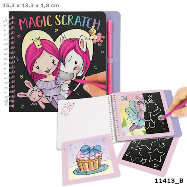 Motto Depeche Pyssel bok Princess Mimi Magic Scratch 2022