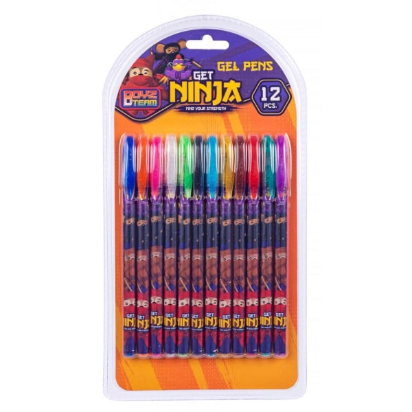 Leksaker Pyssel Get Ninja Pyssel Pennor Gelpennor 12-Pack