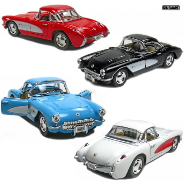 Bilar Cars metall Alrico 4035/61152 1:34 Chevrolet Camaro 1957 1 Vit