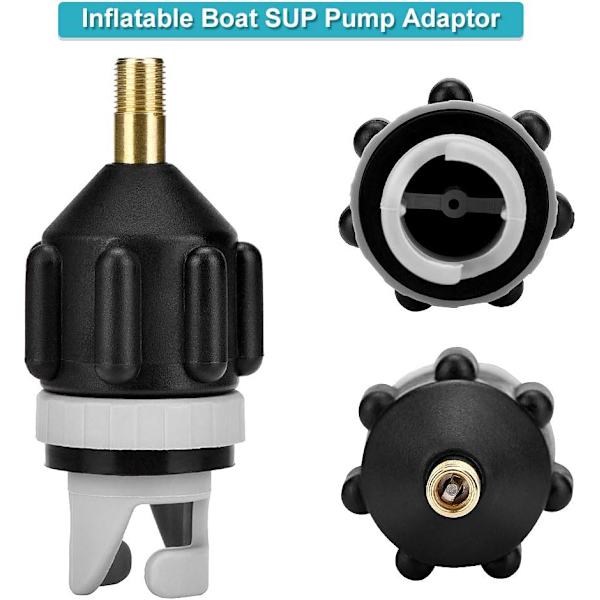 Kajakpumpadapter Uppblåsningsmunstycke, uppblåsbart båttillbehör