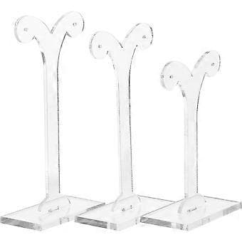 3 stk. Øreringe Display Stativer Spirer-formede Øreringe Stand Desktop Øreringe Holder