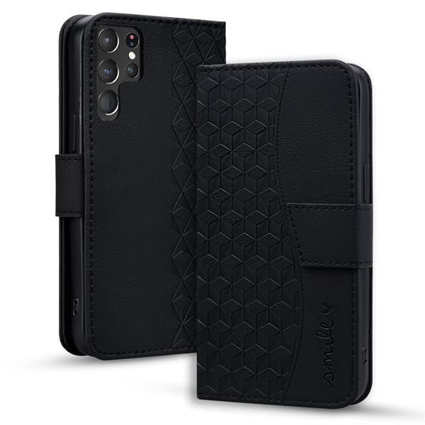 Multifunktionel kortholder flip-etui til iPhone XR – Stødresistent – Sort black