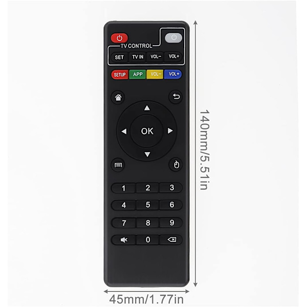 Original ersättningsfjärrkontroll för Android TV Box MXQ, MXQ P
