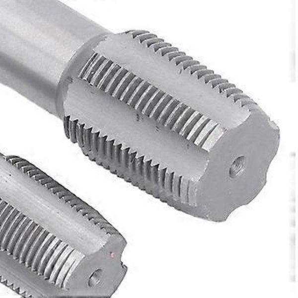 6 st gängtapp NPT 1 tum 3/4 tum 1/2 tum 3/8 tum 1/4 tum 1/8 tum kolstål gängtappningssats för PVC-rör ( )