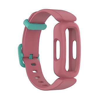 Til Fitbit Inspire 2 Silikone Urrem Watermelon Red Green