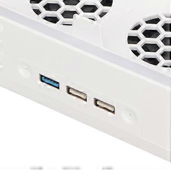 Kylfläktstativ Professionell Effektiv 3 Nivåer Justerbar 7 Färger LED Väggmonterad Kylfäste för Xbox Series S ( )
