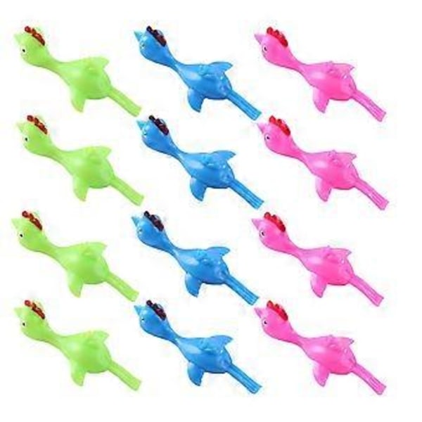 30 stk. Slingshots Kylling Slingshots Leketøy Skyte Kylling Leketøy Elastisk Kylling Leketøy Kyllingleker