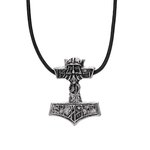 Vikinga retro runhammare halsband, Tors hammare kedja, herr hängsmycke halsband tillbehör, C C