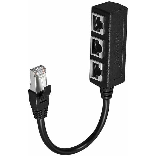 RJ45 Ethernet Splitter Kabel, Ethernet Lan Netværksforlængerkabel