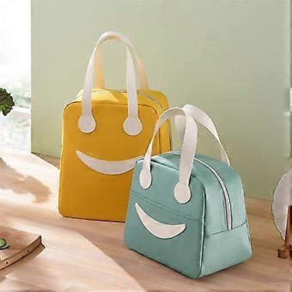 Frokosttaske Isoleret Taske Madkasse Stor Kapacitet Taske Udendørs Picnic Bærbar Tote Taske (Grå)