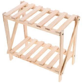Blomsterdisplaystand rektangulær form træfarve 33.00X29.00X17.00Cm 1 sæt