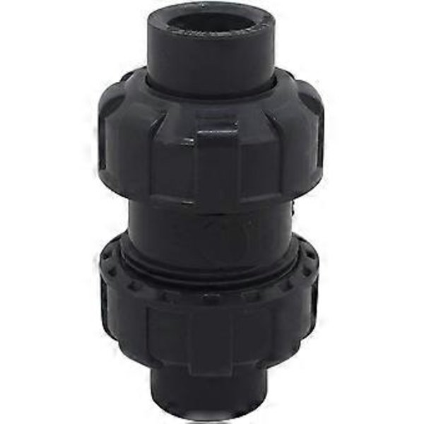 Kulkontrollventil pool kontrollventil anti återflöde PVC ventil backventil (Innerdiameter 32mm)