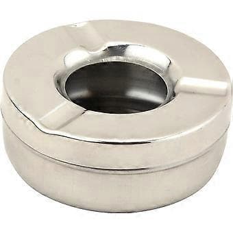 SS Ashtray Vindtät RND