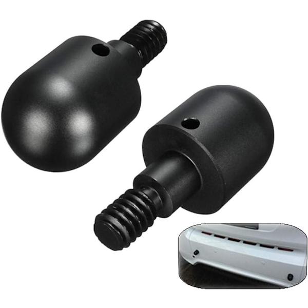 2st Röd The Round Anti Collision Car Bakre stötfångare Nagelskydd Prot