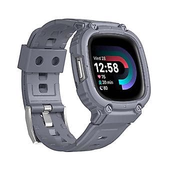 TPU Urrem til Fitbit Versa 4 / 3 / Sense 2 / Sense 1 Grey
