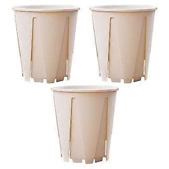 Rotkontroll Växtkrukor Blomplanteringskrukor Trädgårdsdränering 3-pack