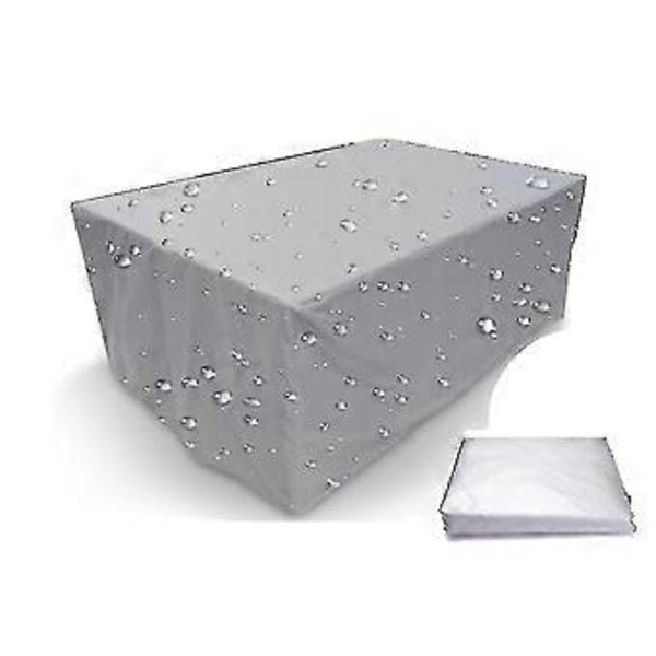 64 storlekar Vattentät Utomhus Patio Trädgårdsmöbler Överdrag Regn Snö Stolsöverdrag (160x160x80cm )