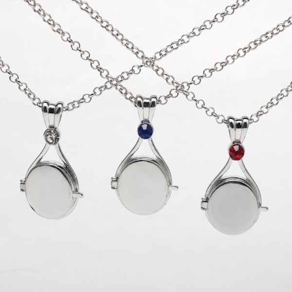 Anime animation H2o halsband, flicka sjöjungfru snäcka kan öppnas hänge accessoarer, present till vänner, blå Blue