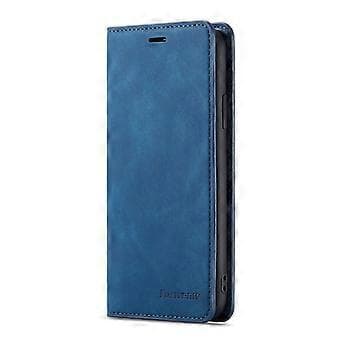 Läderfodral för iPhone X / XS Blue