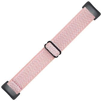 Nylon Urrem til Fitbit Charge 5 Pink