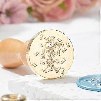 3 stk. Vokssegl Stempelhode Erstatning Pregeforseglinger Voks Scrapbooking Stempelhode Messing Forseglingsstempelhode Voksstempelhode Combination one