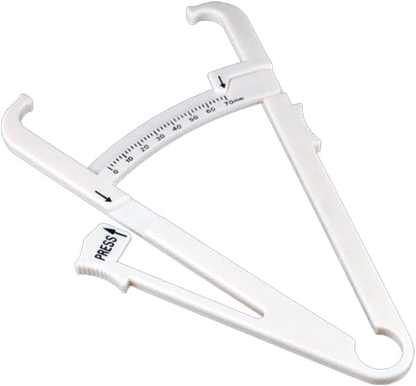 Kroppsfettmåler Adipometer Hvit