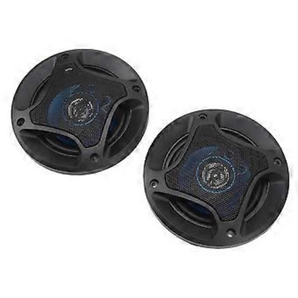 2 st 4-tums bilkoaxialhögtalare 2-vägs bilmodifierad signalhorn med lock för bilar husbil ( )