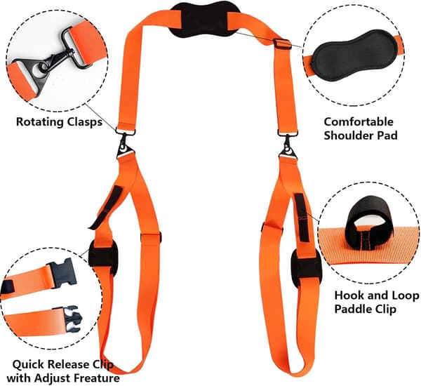 Bærestropp for Surfboard, Kajakk, SUP, Longboard, Stand Up Pad