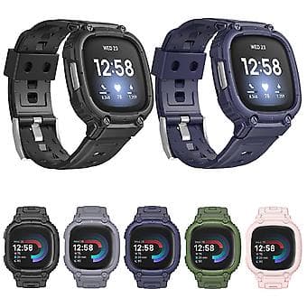 TPU Urrem til Fitbit Versa 4 / 3 / Sense 2 / Sense 1 Midnight Blue