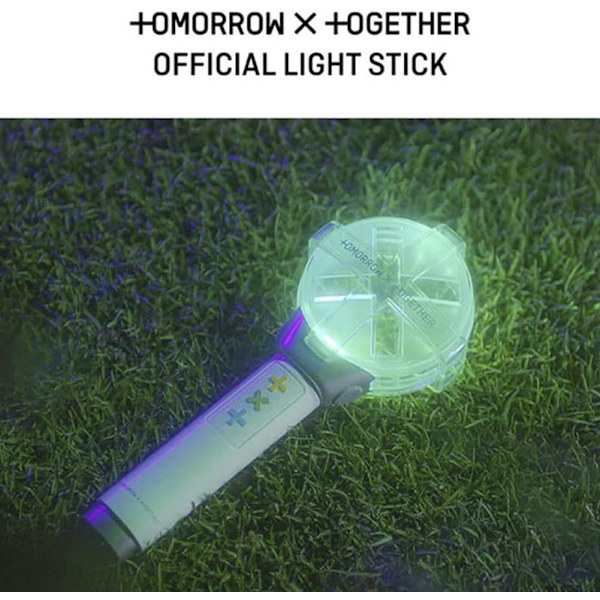 Morgen X Together TXT Lightstick One Random Photo Card med Carry