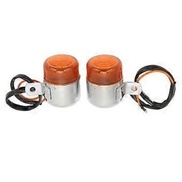 1 par blinkers till motorcykel 6V snygga robusta hög ljusstyrka blinkersindikatorer för Dax CF50 CF70 CT70 ST50 ST70 ( )