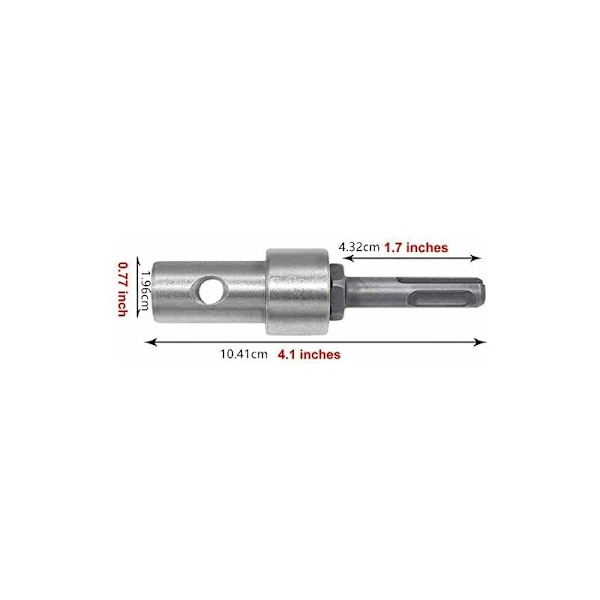Skruvadapter, gängad adapter, 1/2" nyckellös chuck, M13 x 15 mm R