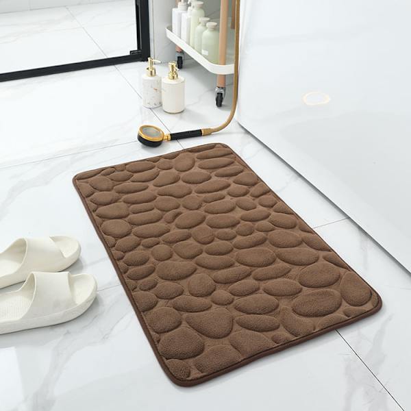 40x60CM kaffeentrématta Badmatta i Memory Foam Hydrophilic P