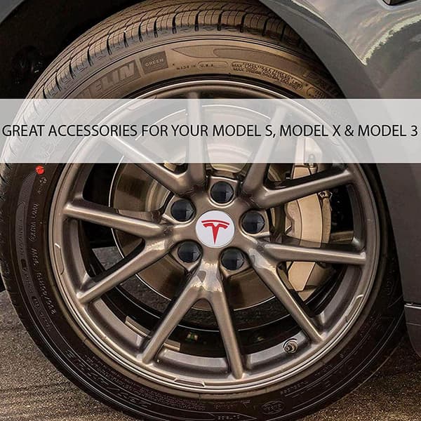 Tes-la Model 3 Model S Model X Hjulkapsler, Hjulkapselsett, 4 stk