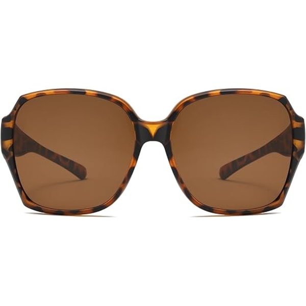 Moderigtige polariserede solbriller, udendørs kørsel solbeskyttelse og UV-beskyttelse solbriller, multifunktionelle briller, unisex, leopardprint leopard print